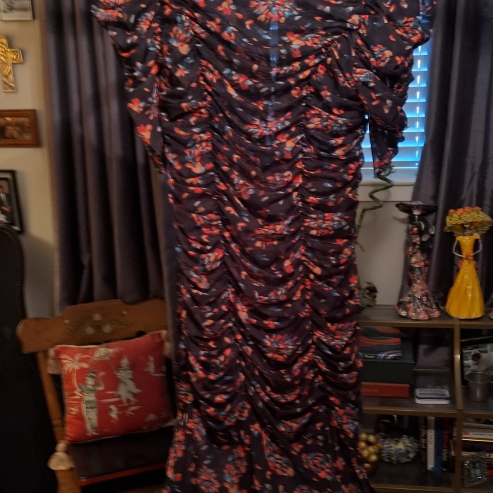 FP Movement by Free People Dark Floral Maxi Dress